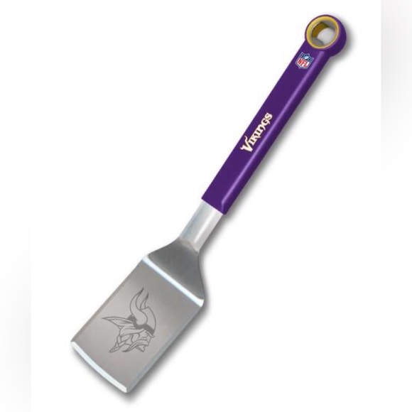 NFL Other - NFL Minnesota Vikings Stainless Steel Grill Spatula With Bottle Opener